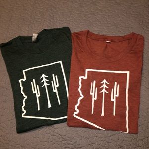 Set of 2 Arizona Cactus Super Soft Tees